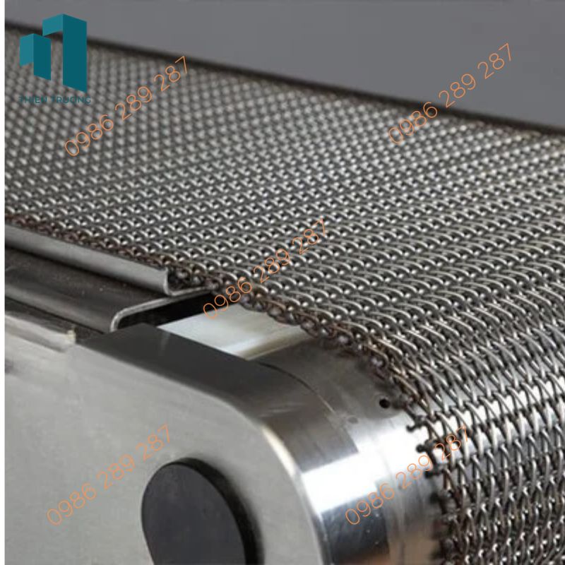 Dây chuyền băng tải lưới inox